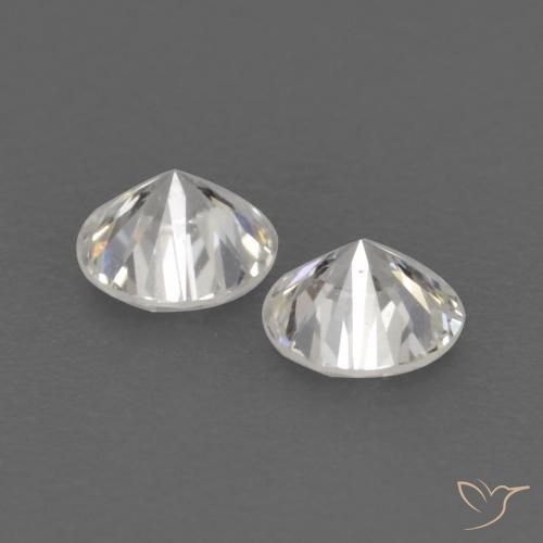 Pedras preciosas de Diamante H natural de 0.17 ct, Redondo, VVS-VS