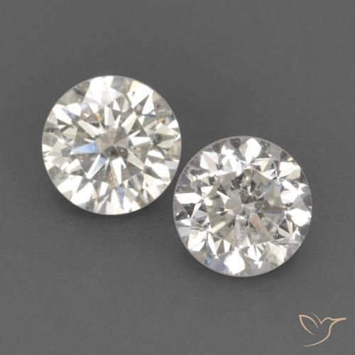 Pedras preciosas de Diamante I natural de 0.19 ct, Redondo, VVS-VS