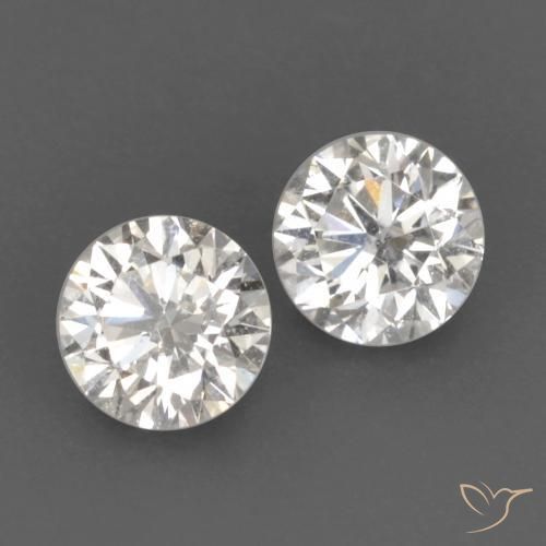 Pedras preciosas de Diamante H natural de 0.19 ct, Redondo, VVS-VS