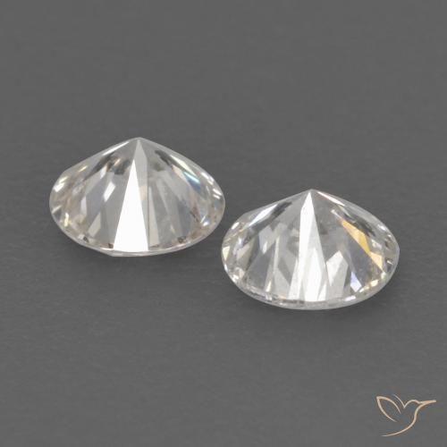 Pedras preciosas de Diamante H natural de 0.19 ct, Redondo, VVS-VS