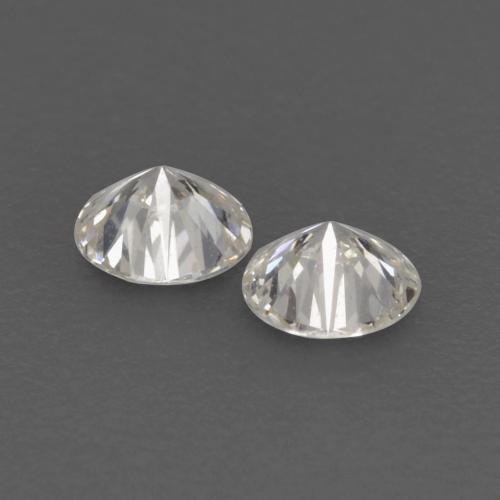 Pedras preciosas de Diamante branco quente natural de 0.13 ct, Corte Redondo, VVS-VS