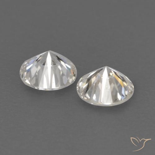Pedras preciosas de Diamante H natural de 0.16 ct, Redondo, VVS-VS