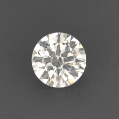Diamante branco natural 0,09ct, corte redondo, VVS-VS