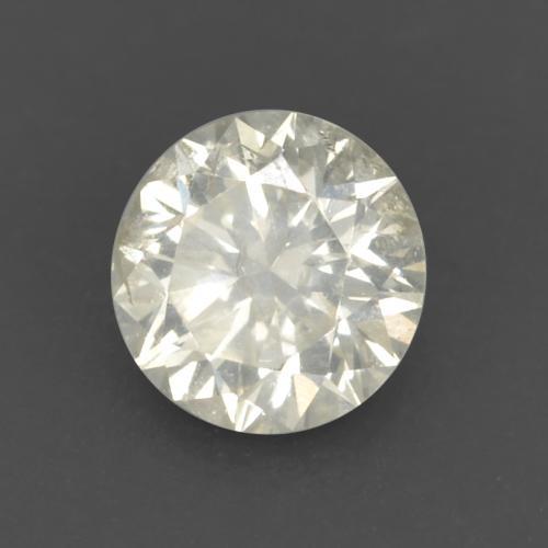 Diamante branco natural 0,16ct, corte redondo, VS