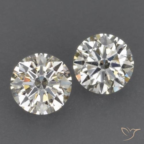Pedras preciosas de Diamante J natural de 0.15 ct, Redondo, VVS-VS