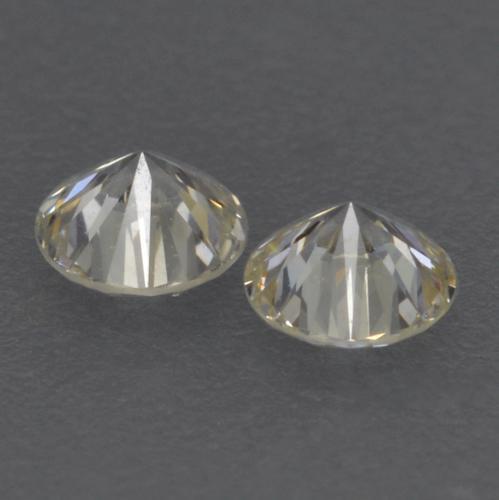 Pedras preciosas de diamante branco natural de 0,15 ct, corte redondo, VVS-VS