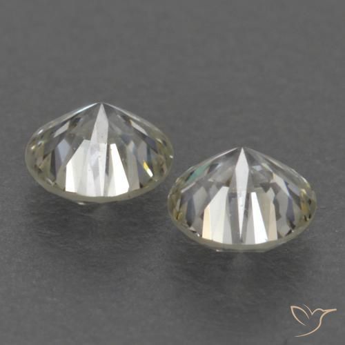 Pedras preciosas de Diamante K natural de 0.17 ct, Redondo, VVS-VS