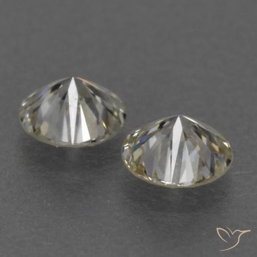 Pedras preciosas de Diamante J natural de 0.14 ct, Redondo, VVS-VS