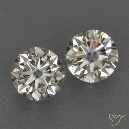 Pedras preciosas de Diamante J natural de 0.24 ct, Redondo, VVS-VS