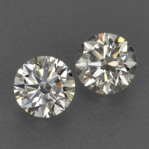 Pedras preciosas de Diamante branco quente natural de 0.17 ct, Corte Redondo, VVS-VS