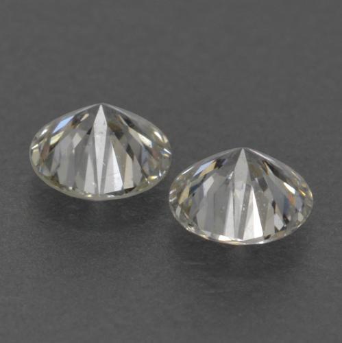 Pedras preciosas de Diamante branco quente natural de 0.17 ct, Corte Redondo, VVS-VS