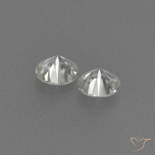 Pedras preciosas de Diamante H natural de 0.17 ct, Redondo, VVS-VS