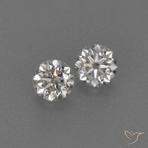Pedras preciosas de Diamante G natural de 0.19 ct, Redondo, VVS-VS