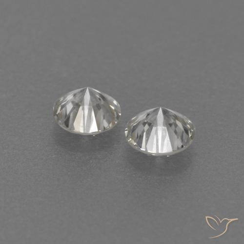 Pedras preciosas de Diamante G natural de 0.19 ct, Redondo, VVS-VS