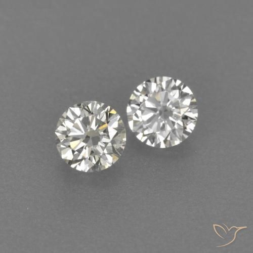 0.16ctw Natural H Diamante, Redondo, VVS-VS