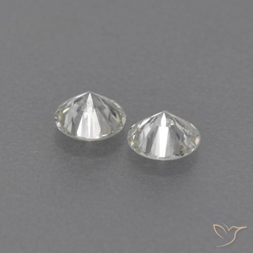 Pedras preciosas de Diamante H natural de 0.16 ct, Redondo, VVS-VS