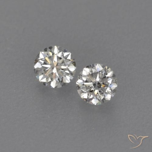 0.15ctw Natural J Diamante, Redondo, VVS-VS