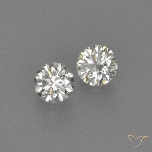 Pedras preciosas de Diamante H natural de 0.15 ct, Redondo, VVS-VS
