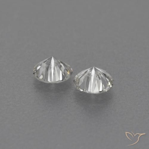 Pedras preciosas de Diamante H natural de 0.15 ct, Redondo, VVS-VS