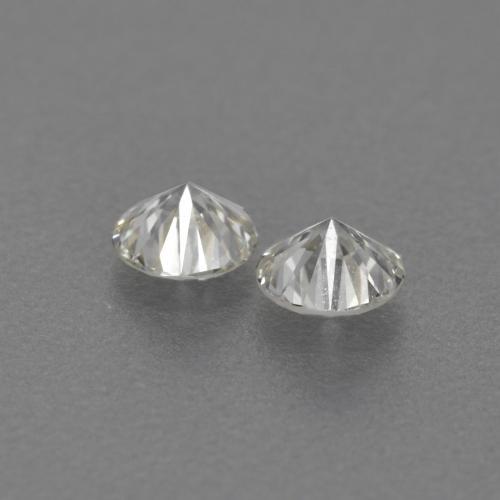 Pedras preciosas de Diamante branco quente natural de 0.18 ct, Corte Redondo, VVS-VS