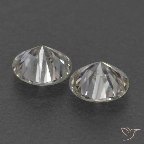 Pedras preciosas de Diamante J natural de 0.14 ct, Redondo, VVS-VS