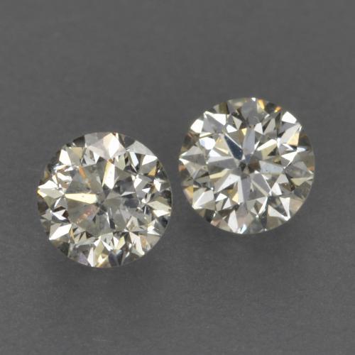 Pedras preciosas de Diamante branco quente natural de 0.20 ct, Corte Redondo, VVS-VS