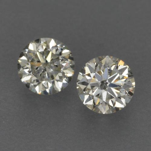 Pedras preciosas de Diamante branco quente natural de 0.20 ct, Corte Redondo, VVS-VS