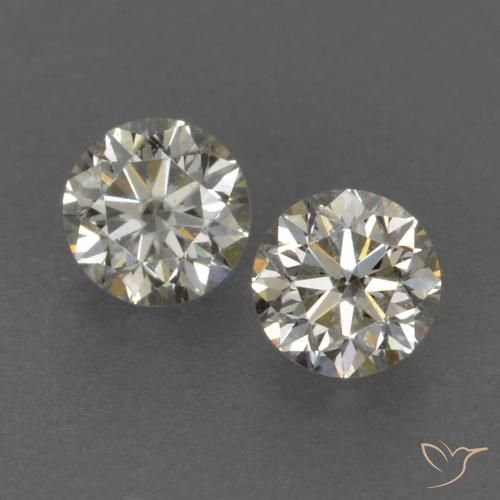 0.18ctw Natural K Diamante, Redondo, VVS-VS