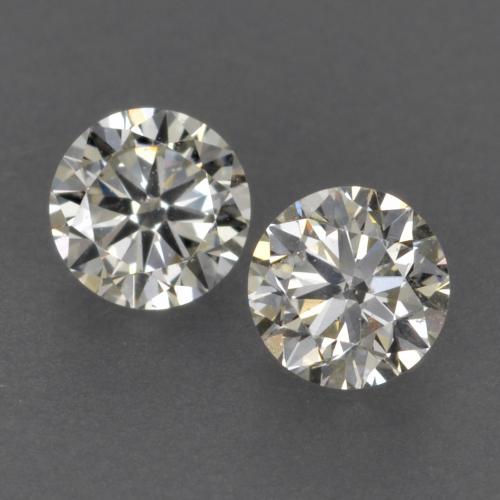 Pedras preciosas de Diamante branco quente natural de 0.20 ct, Corte Redondo, VVS-VS