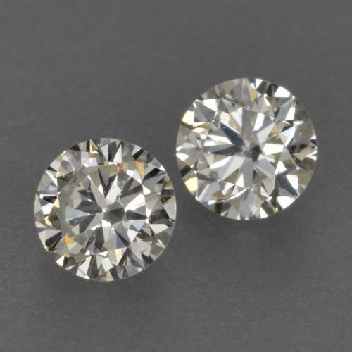 Pedras preciosas de Diamante branco quente natural de 0.20 ct, Corte Redondo, VVS-VS