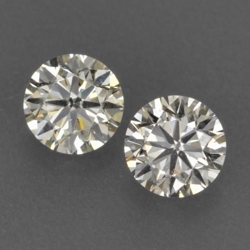 Pedras preciosas de Diamante branco quente natural de 0.24 ct, Corte Redondo, VVS-VS