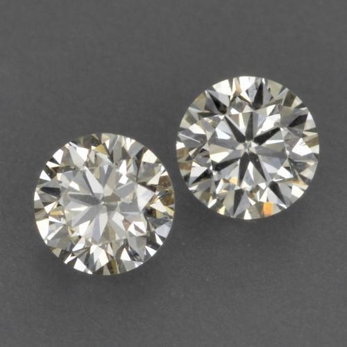 Pedras preciosas de Diamante branco quente natural de 0.24 ct, Corte Redondo, VVS-VS