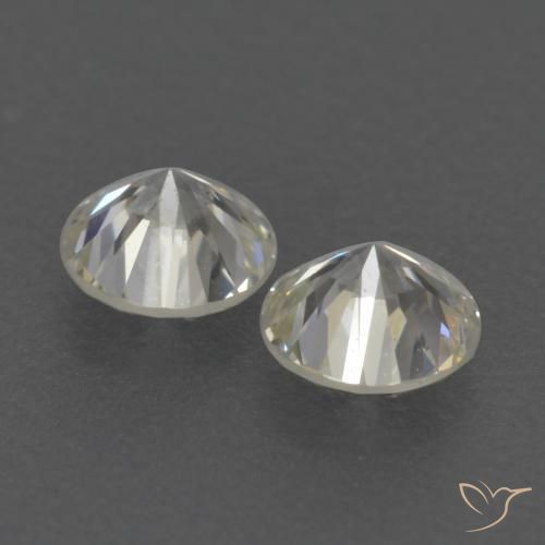 Pedras preciosas de Diamante K natural de 0.22 ct, Redondo, VVS-VS
