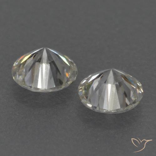 Pedras preciosas de Diamante K natural de 0.15 ct, Redondo, VVS-VS