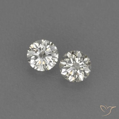 Diamante branco de 0,15 quilates, corte de diamante de 2,6 mm do Brasil, Photo A