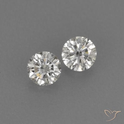 Pedras preciosas de Diamante I natural de 0.15 ct, Redondo, VVS-VS