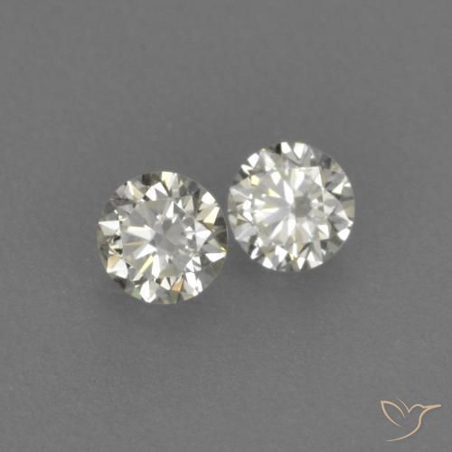 0.18ctw Natural L Diamante, Redondo, VVS-VS