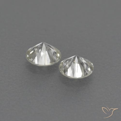 Pedras preciosas de Diamante L natural de 0.18 ct, Redondo, VVS-VS