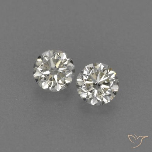 0.17ctw Natural J Diamante, Redondo, VVS-VS
