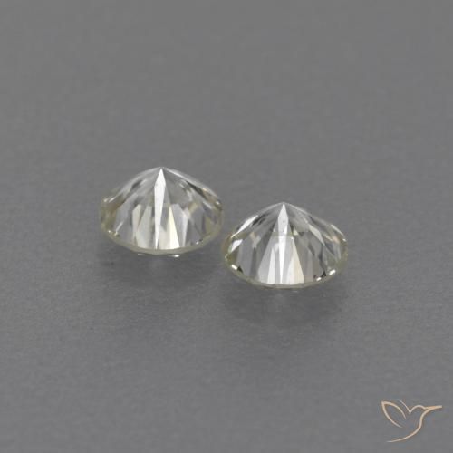 Pedras preciosas de Diamante J natural de 0.17 ct, Redondo, VVS-VS