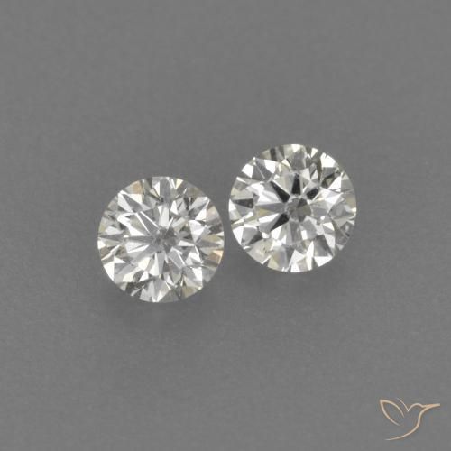 Pedras preciosas de Diamante I natural de 0.16 ct, Redondo, VVS-VS