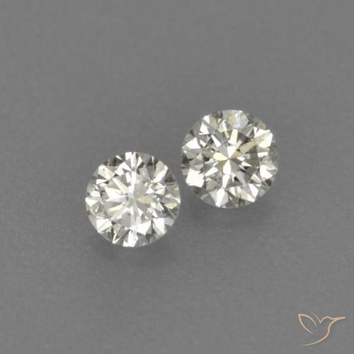 Pedras preciosas de Diamante I natural de 0.15 ct, Redondo, VVS-VS