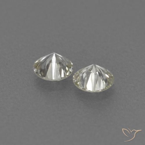 Pedras preciosas de Diamante L natural de 0.15 ct, Redondo, VVS-VS