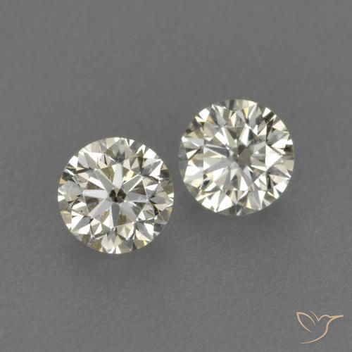 Pedras preciosas de Diamante L natural de 0.27 ct, Redondo, VVS-VS