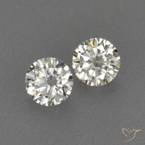 0.17ctw Natural J Diamante, Redondo, VVS-VS