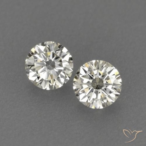Pedras preciosas de Diamante J natural de 0.17 ct, Redondo, VVS-VS