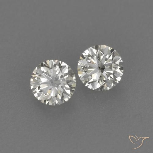Pedras preciosas de Diamante H natural de 0.21 ct, Redondo, VVS-VS