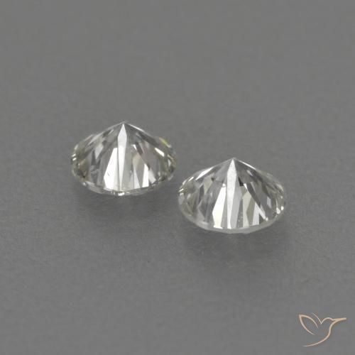 Pedras preciosas de Diamante H natural de 0.21 ct, Redondo, VVS-VS
