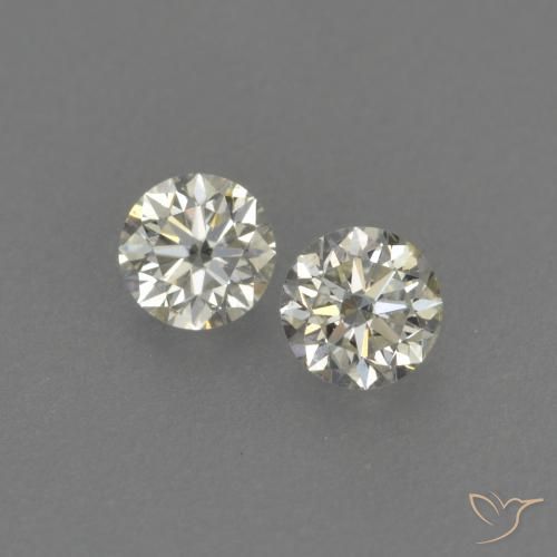 0.17ctw Natural K Diamante, Redondo, VVS-VS