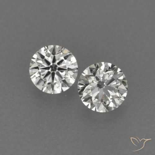 Pedras preciosas de Diamante H natural de 0.23 ct, Redondo, VVS-VS
